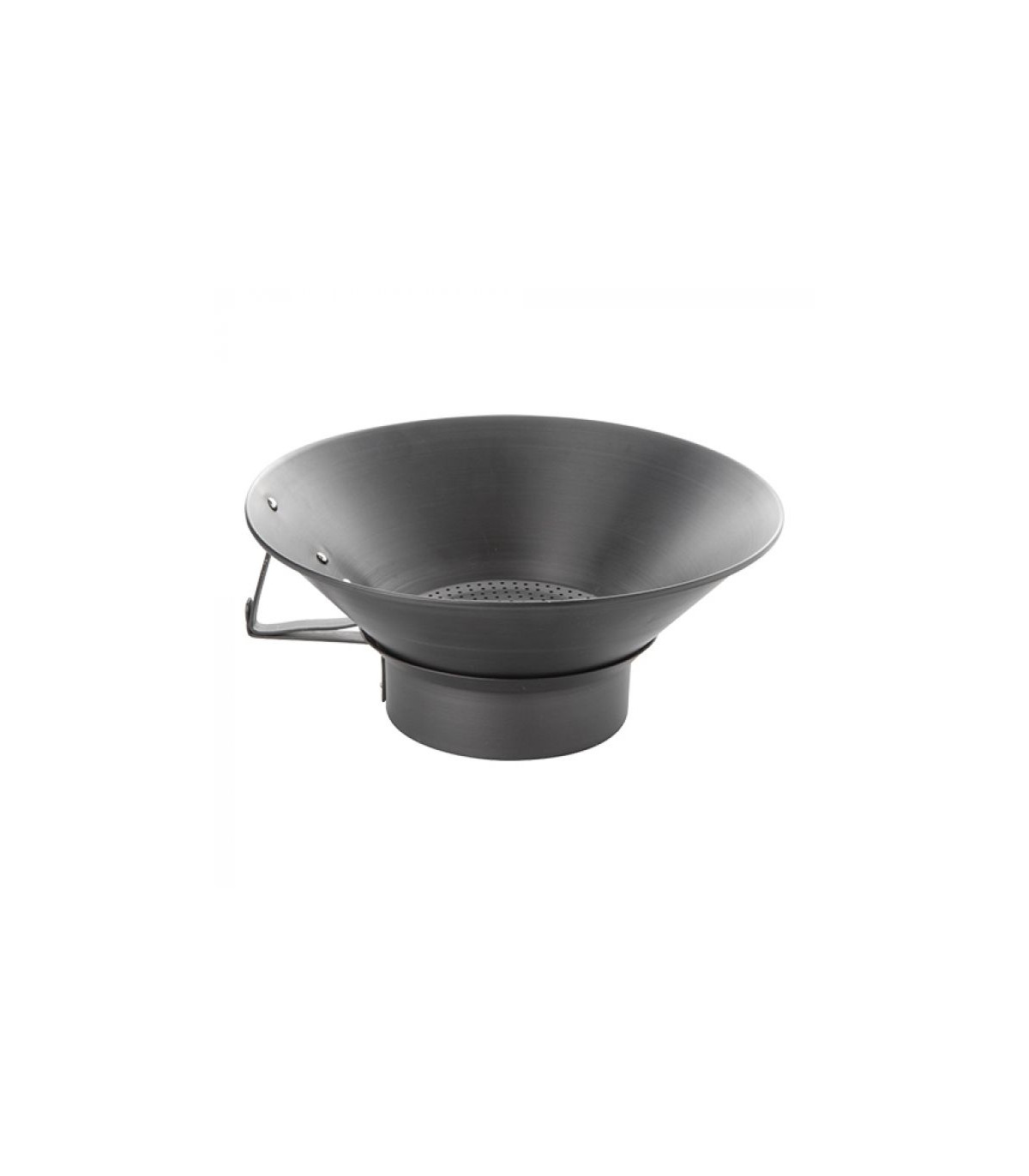 EGOUTTOIR POMMES FRITES ALUMINIUM NOIR Ø41CM CUISIMAT dans EGOUTOIRS
