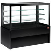 COMPTOIR VITRINE PANORAMIQUE NEUTRE 4 NIVEAUX SANS RESERVE NOIR 150CM DIAMOND dans VITRINE CHAUFFANTE