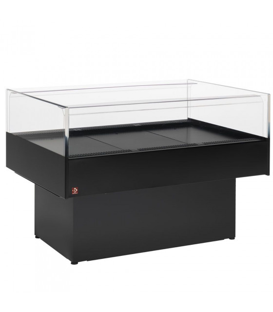 VITRINE SELF-SERVICE REFRIGEREE PANORAMIQUE NOIR 150CM DIAMOND dans COMPTOIR PANORAMIQUE