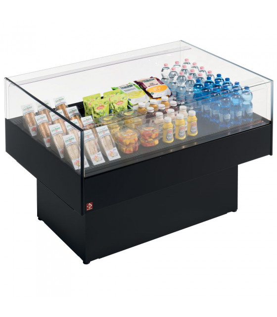 VITRINE SELF-SERVICE REFRIGEREE PANORAMIQUE NOIR 150CM DIAMOND dans COMPTOIR PANORAMIQUE