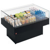 VITRINE SELF-SERVICE REFRIGEREE PANORAMIQUE NOIR 150CM DIAMOND dans COMPTOIR PANORAMIQUE