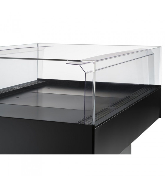 VITRINE SELF-SERVICE REFRIGEREE PANORAMIQUE NOIR 150CM DIAMOND dans COMPTOIR PANORAMIQUE