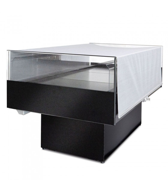 VITRINE SELF-SERVICE REFRIGEREE PANORAMIQUE NOIR 150CM DIAMOND dans COMPTOIR PANORAMIQUE
