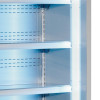 MEUBLE MURAL REFRIGERE VENTILE AVEC PORTES COULISSANTES EN VERRES NOIR 100CM DIAMOND dans VITRINES MURALE