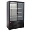MEUBLE MURAL REFRIGERE PORTES BATTANTES NOIR 150CM DIAMOND dans VITRINES MURALE