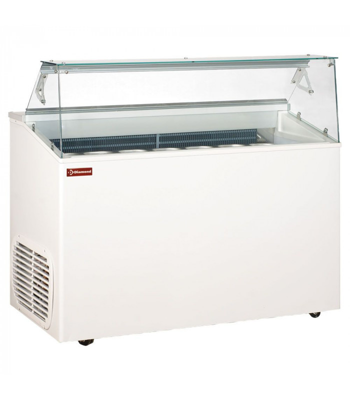 COMPTOIR PRESENTOIR A CREME GLACE 7 BACS DIAMOND dans COMPTOIR A GLACES