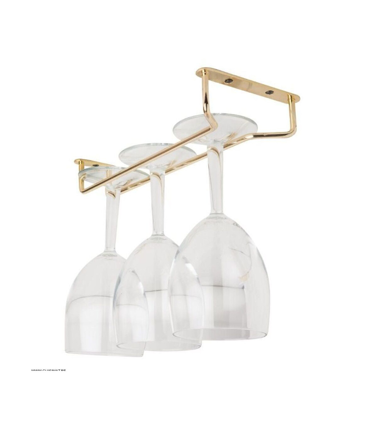 SUPPORT POUR VERRES A PIED 255MM EN LAITON BEAUMONT dans SUPPORT VERRES