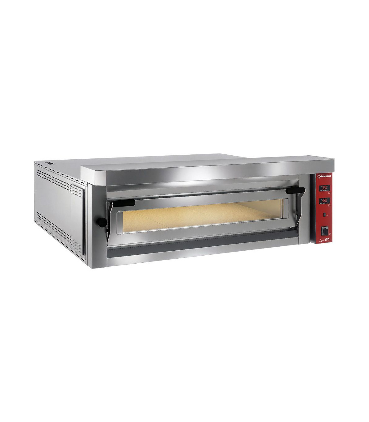 FOUR ELECTRIQUE A PIZZAS EXTRA LARGE  9 PIZZAS Ø350MM - FULL PIERRE REFRACTAIRE DIAMOND dans FOUR PIZZA