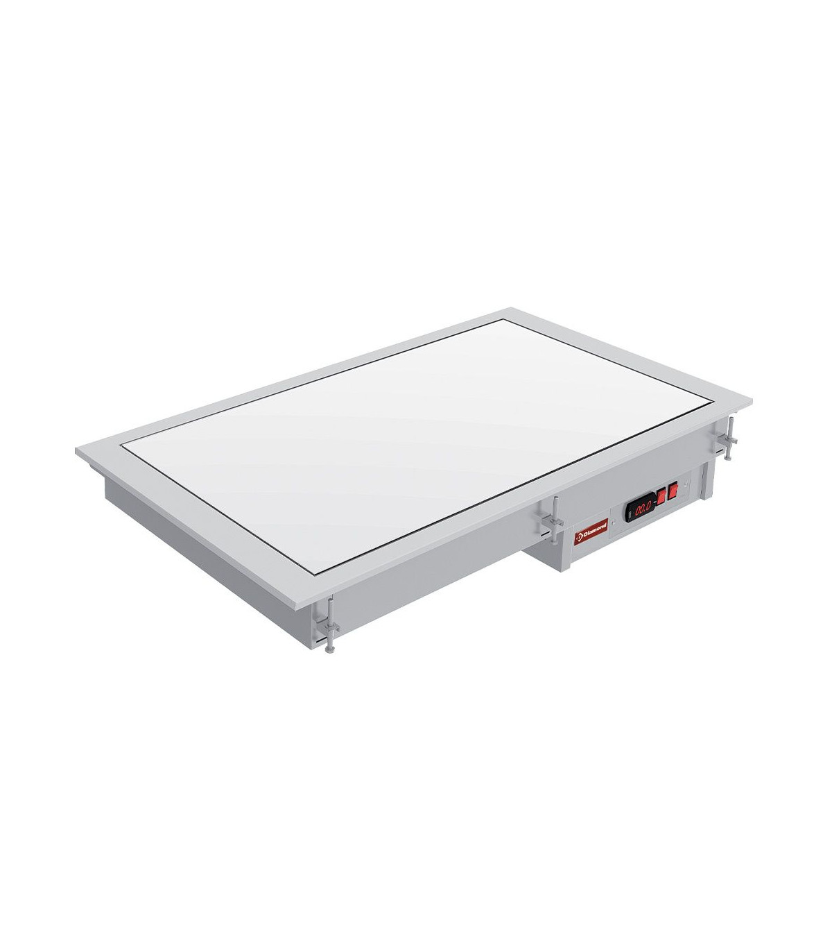 ELEMENT VITROCERAMIQUE BLANCHE 2 GN 1/1 DIAMOND dans ENCASTRABLE