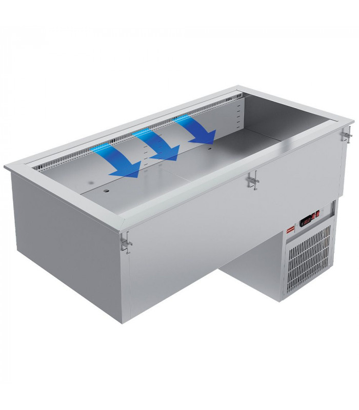 ELEMENT CUVE REFRIGEREE VENTILEE 5X GN 1/1 DIAMOND dans ENCASTRABLE