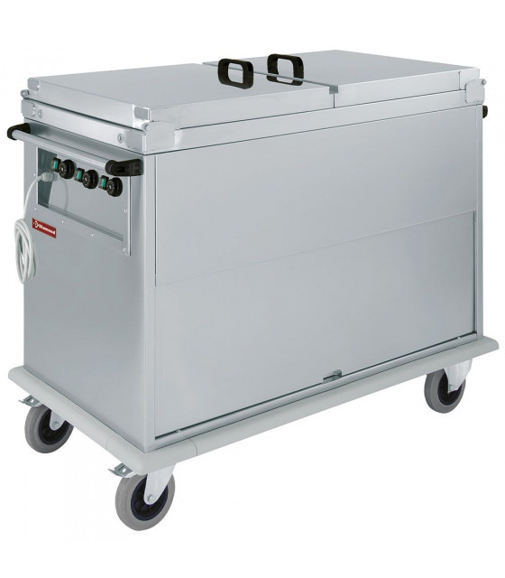 CHARIOT BAIN-MARIE 3XGN1/1 COUVERCLE - ARMOIRE PORTE BASCULANTE DIAMOND dans BAIN-MARIE