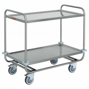 CHARIOT DE SERVICE 2 NIVEAUX + PROTECTION  DIAMOND dans CHARIOT DE DEBARRASSAGE