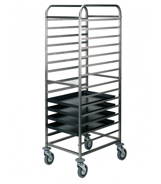ECHELLE A PLATINES INOX 14NIV DIAMOND dans CHARIOT ECHELLE