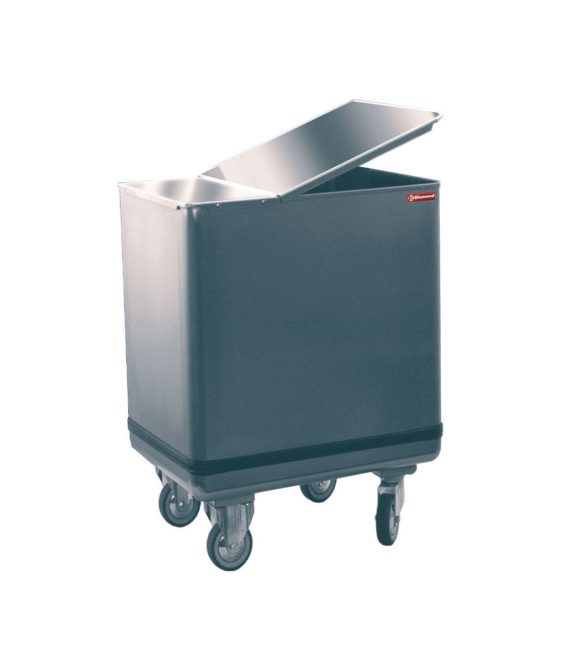 TREMIE SUR ROUES EN INOX 125LT DIAMOND dans CHARIOT DE DEBARRASSAGE