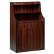 MEUBLE DE SERVICE 2 TIROIRS 2 PORTES WENGE