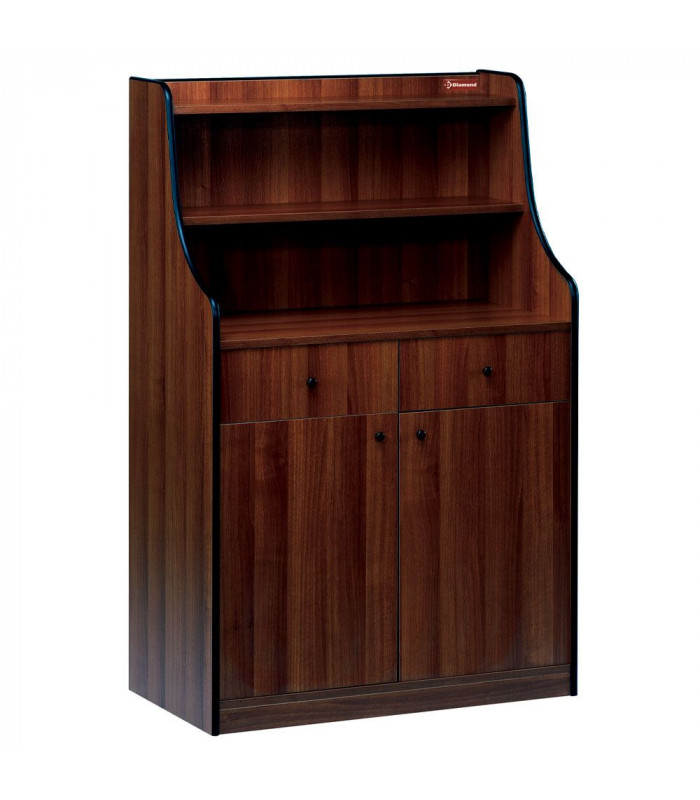 MEUBLE DE SERVICE 2 TIROIRS 2 PORTES WENGE dans MOBILIER SALLE