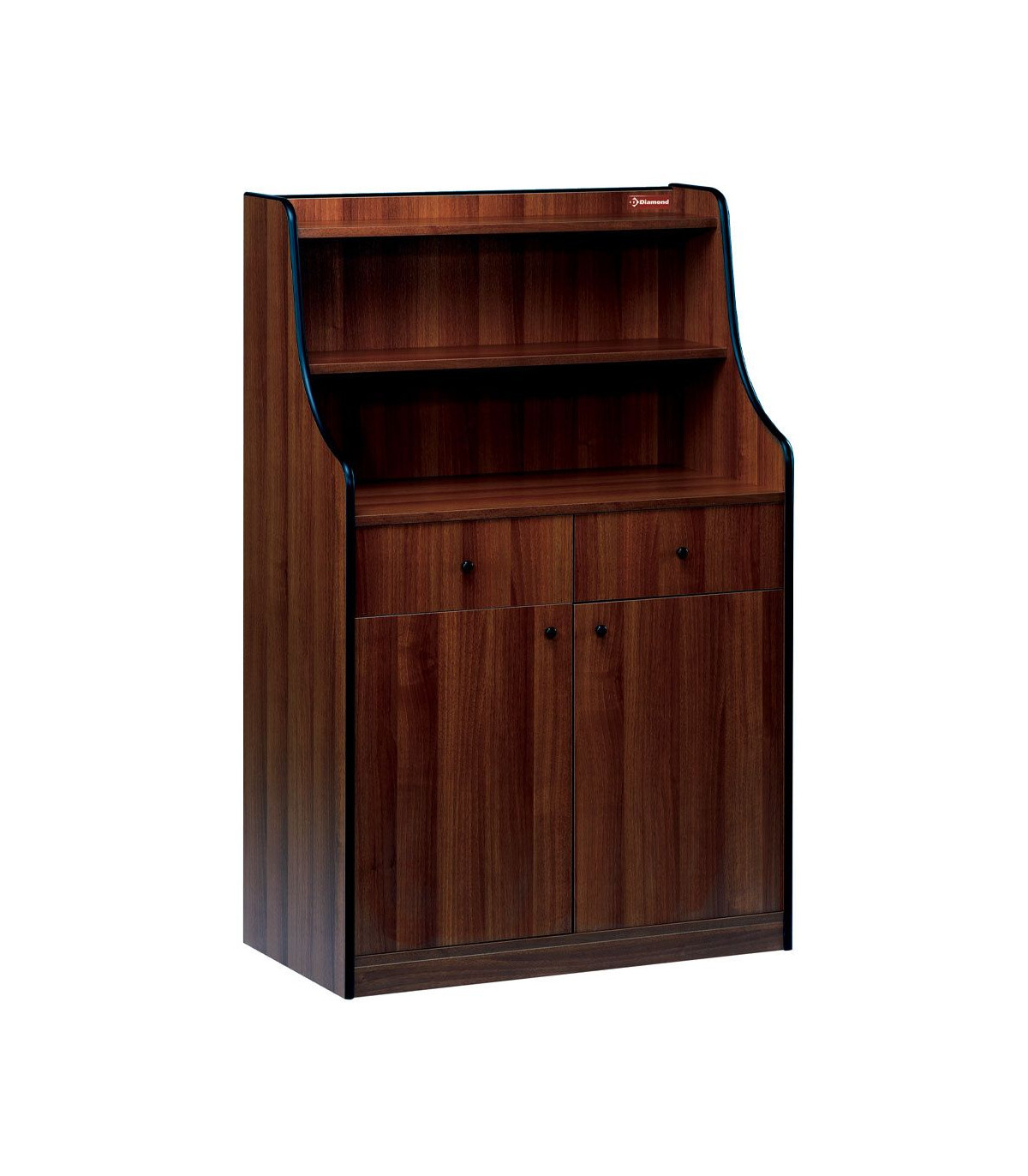 MEUBLE DE SERVICE 2 TIROIRS 2 PORTES WENGE dans MOBILIER SALLE