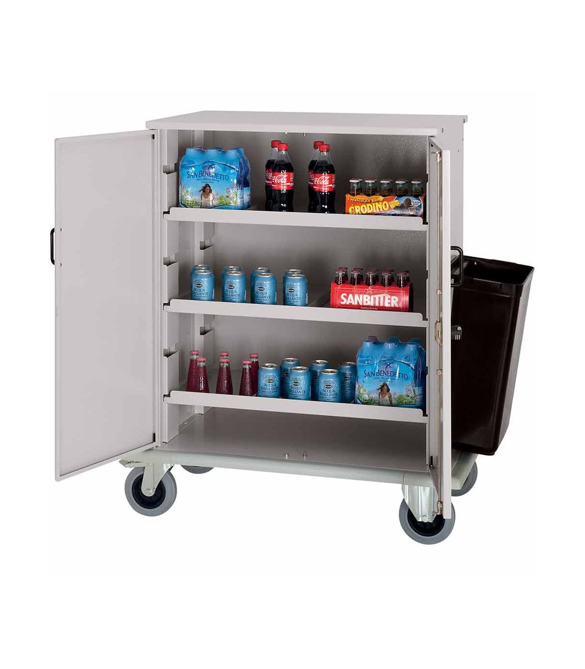 CHARIOT A REMPLISSAGE FERME POUR MINIBARS DIAMOND dans CHARIOT DE DEBARRASSAGE