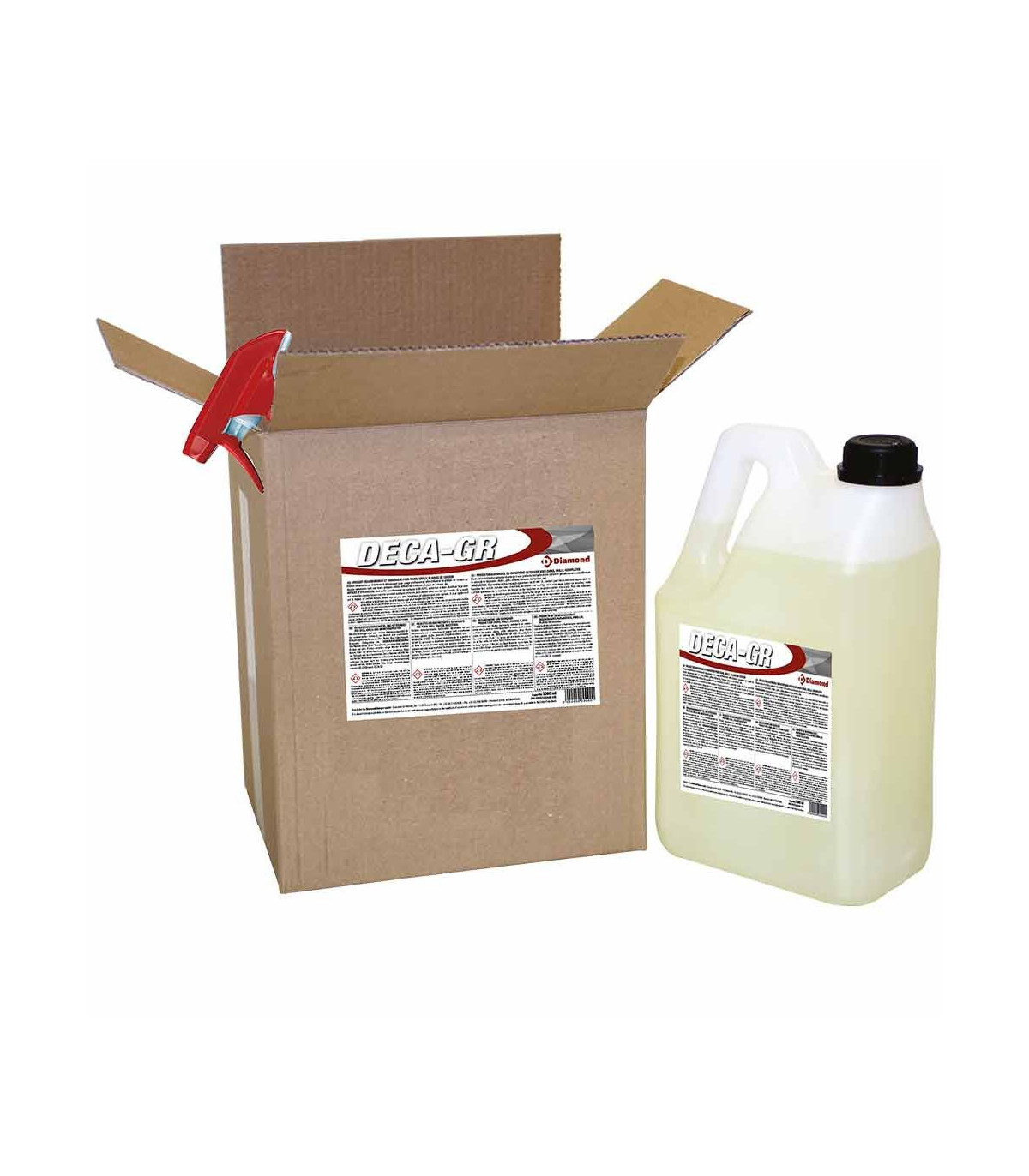 DECARBONISEUR ET DEGRAISSEUR 2 BIDONS5LT/6.25 KG + PULVERISATEUR DIAMOND dans DEGRAISSANT