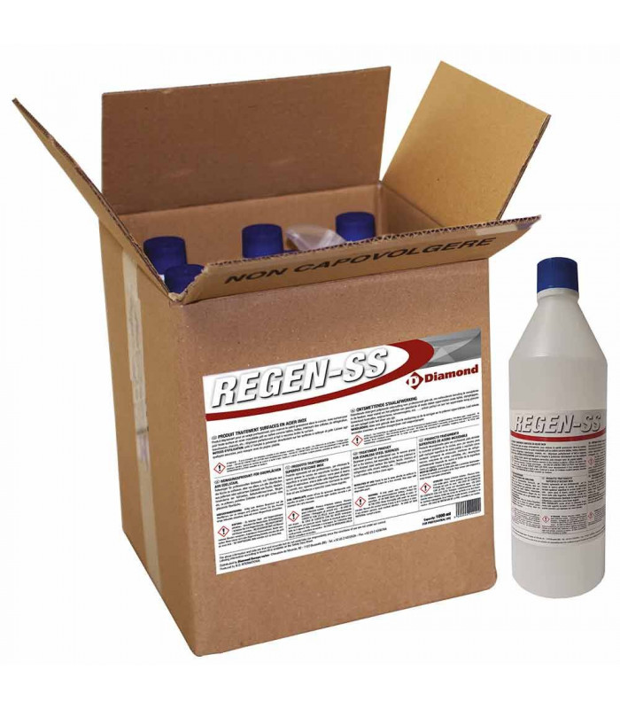 TRAITEMENT ACIER INOX 9 FLACONS X 1 KG DIAMOND dans DEGRAISSANT