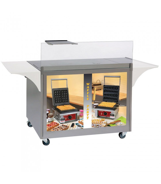 CHARIOT STAND COMPTOIR GAUFRES CUISIMAT dans STAND DE VENTE