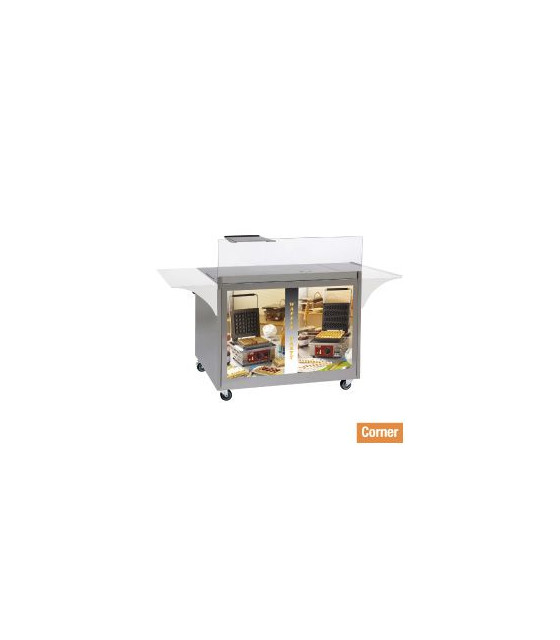 CHARIOT STAND COMPTOIR GAUFRES CUISIMAT dans STAND DE VENTE