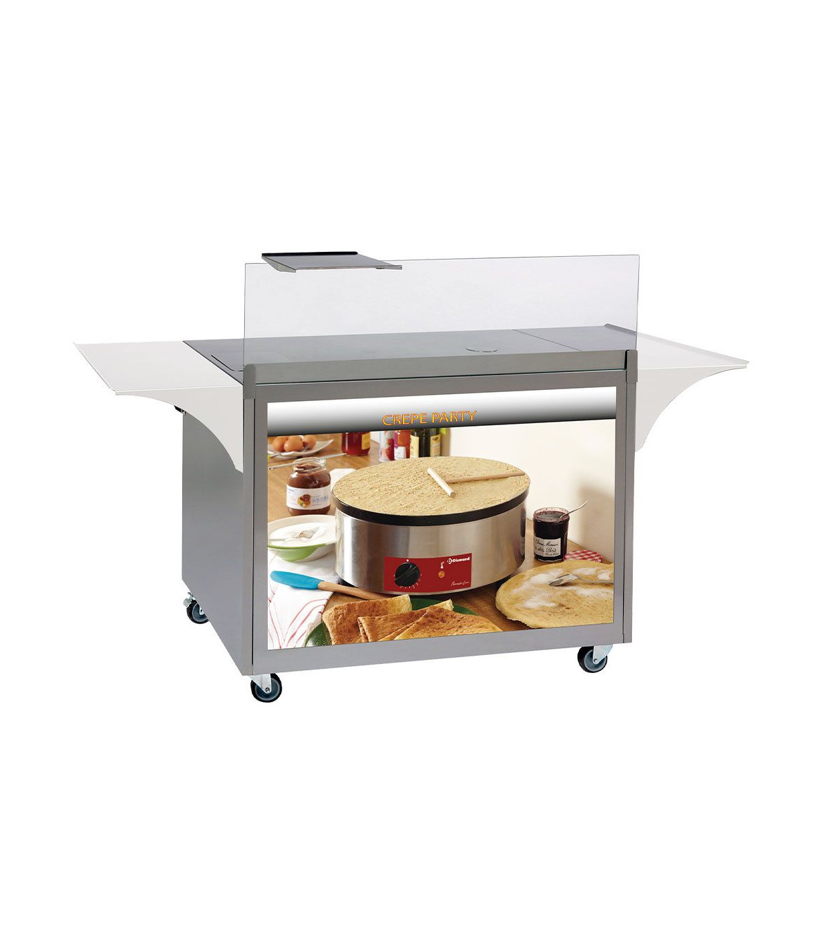 CHARIOT STAND COMPTOIR CREPES CUISIMAT dans STAND DE VENTE