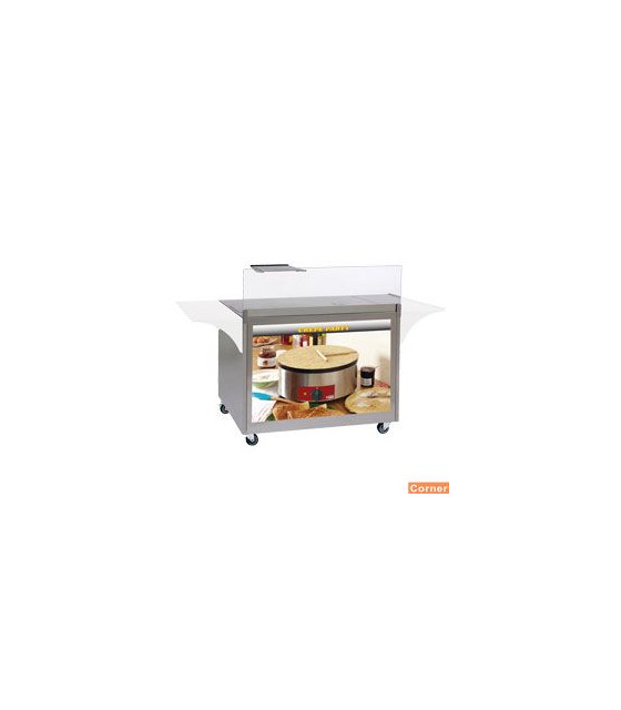CHARIOT STAND COMPTOIR CREPES CUISIMAT dans STAND DE VENTE