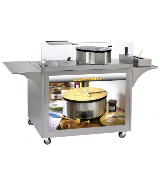 CHARIOT STAND COMPTOIR CREPES CUISIMAT dans STAND DE VENTE