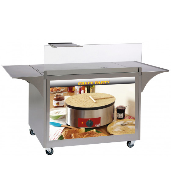 CHARIOT STAND COMPTOIR CREPES CUISIMAT dans STAND DE VENTE