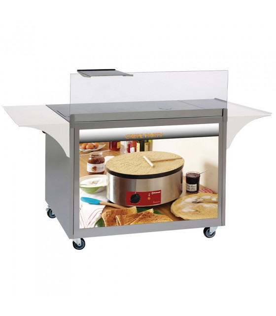 CHARIOT STAND COMPTOIR CREPES CUISIMAT dans STAND DE VENTE
