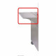 TABLETTE POUR CHARIOT STAND COMPTOIR CUISIMAT