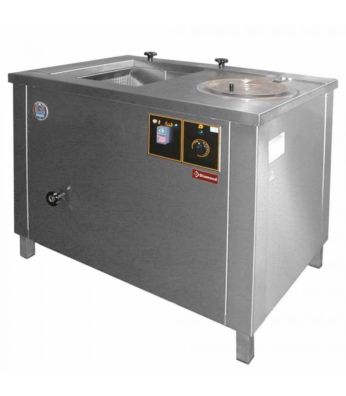 COMBINE LAVE LEGUMES AVEC ESSOREUSE AVEC PANIER EXTRACTIBLE dans LAVE LEGUMES