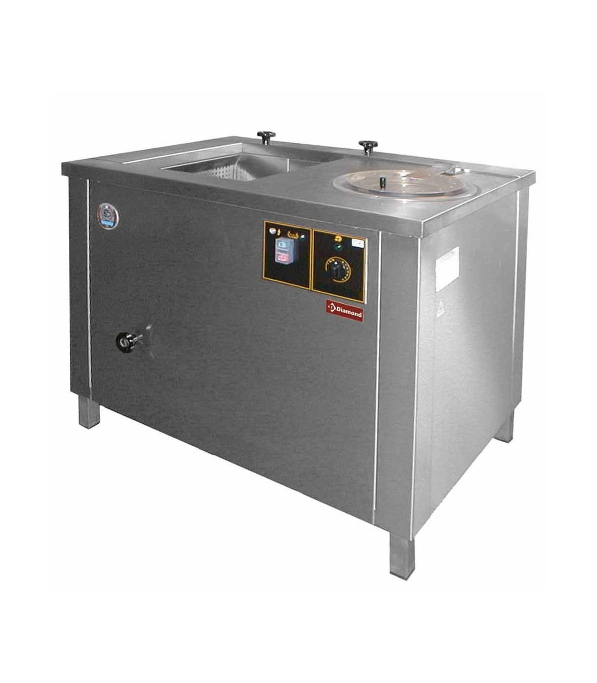 COMBINE LAVE LEGUMES AVEC ESSOREUSE AVEC PANIER EXTRACTIBLE dans LAVE LEGUMES