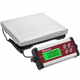 BASCULE ELECTRONIQUE INOX 35KG/10G DIAMOND dans BALANCE