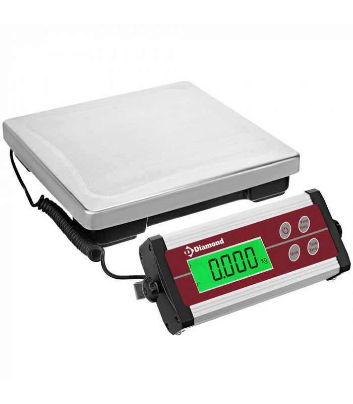 BASCULE ELECTRONIQUE INOX 35KG/10G DIAMOND dans BALANCE