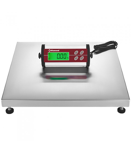 BASCULE ELECTRONIQUE INOX 150KG/50G DIAMOND dans BALANCE