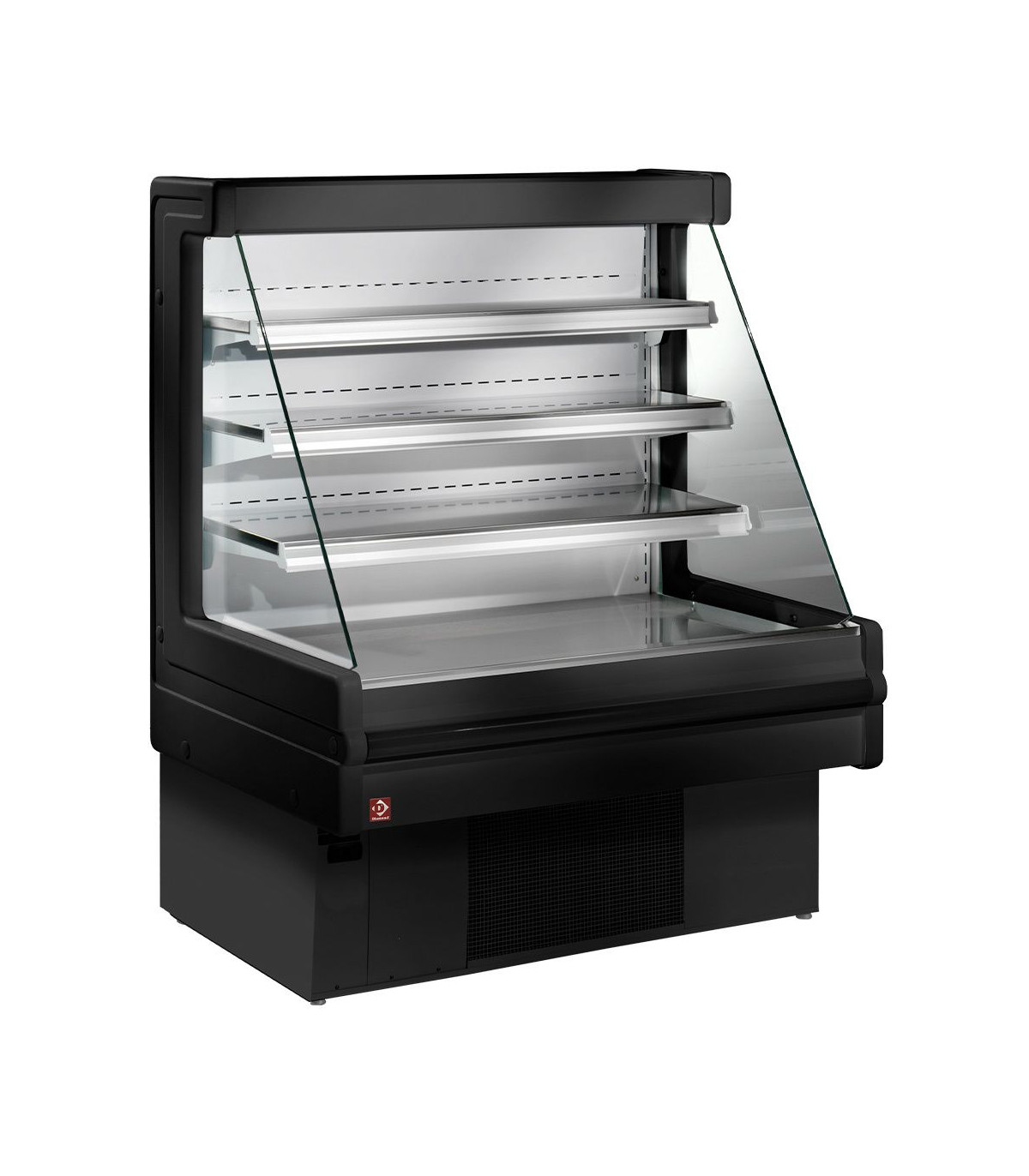 MEUBLE MURAL REFRIGERE SOFT-DRINK - PRODUIT LAITIER 100CM NOIR DIAMOND dans VITRINES MURALE