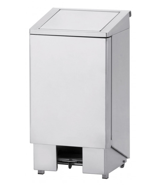 POUBELLE INOX A PEDALE COUVERCLE+VERIN 60LT DIAMOND dans POUBELLES