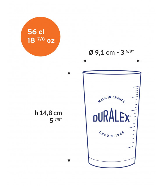 PRECISIO PUR VERRE MESURE 56CL DURALEX dans MESUREURS