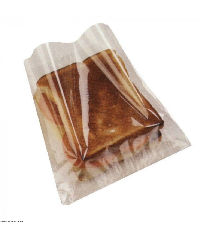 SACS POUR FAIRE DES CROQUES MONSIEUR - TOASTS 1000 PIECES dans EMBALLAGE EN CARTON ET PAPIER