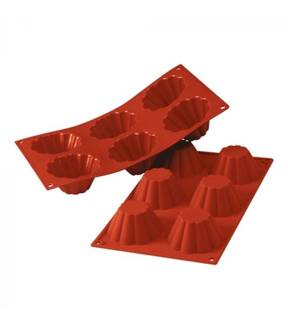 MOULE EN SILICONE GN1/3 BRIOCHETTE  SF034 BRIOCHETTE SILICON FLEX dans MOULES PATISSERIES