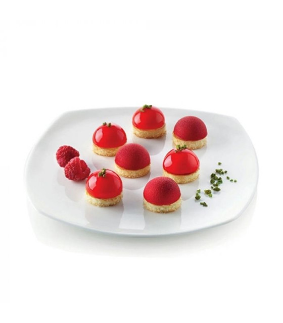 MOULE EN SILICONE GN1/3 15 PORTIONS SF005 MINI SEMISFERA SILICON FLEX dans MOULES PATISSERIES