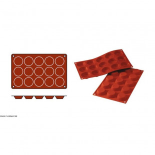 MOULE EN SILICONE GN1/3 20 PORTIONS SF025 FINANCIERS SILICON FLEX dans MOULES PATISSERIES