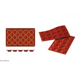 MOULE EN SILICONE GN1/3 20 PORTIONS SF025 FINANCIERS SILICON FLEX dans MOULES PATISSERIES