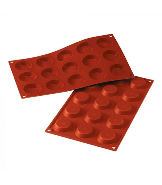 MOULE EN SILICONE GN1/3 15 PORTIONS MINI TARTELETTA SILICON FLEX dans MOULES PATISSERIES