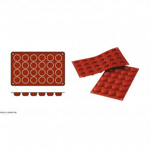 MOULE EN SILICONE GN1/3 20 PORTIONS SF025 FINANCIERS SILICON FLEX dans MOULES PATISSERIES