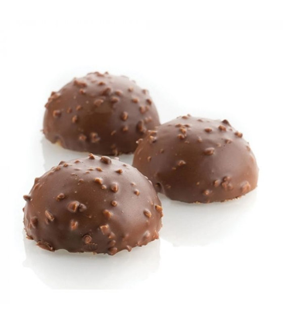 MOULE EN SILICONE GN1/3 6 PORTIONS SEMISFERA SILICON FLEX dans MOULES PATISSERIES