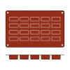MOULE EN SILICONE GN1/3 20 PORTIONS SF025 FINANCIERS SILICON FLEX dans MOULES PATISSERIES