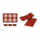 MOULE EN SILICONE GN1/3 6 PORTIONS SF058 GUGELHUPF SILICON FLEX